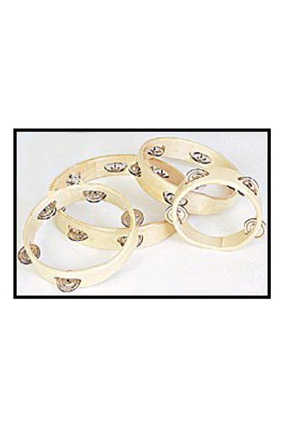 8 in. RBI Headless Wood Rim Tambourine