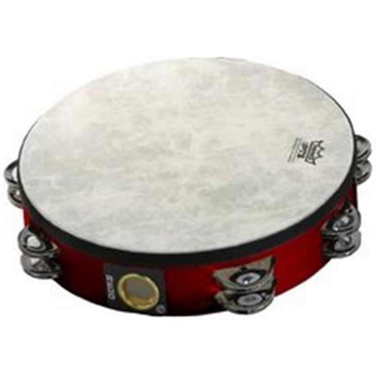 8 in. Tambourine Pretuned 8 Pairs Jingles Head Drum