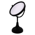 thumbnail image 1 of 8-in Vanity Top Make-Up Mirror 3X Magnification in Matte Black, 1 of 10