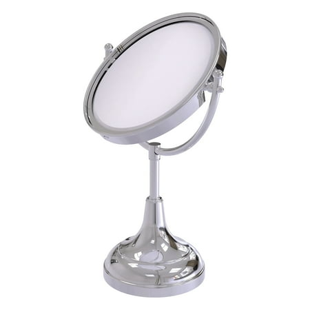 8-in Vanity Top Make-Up Mirror 3X Magnification in Polished Chrome