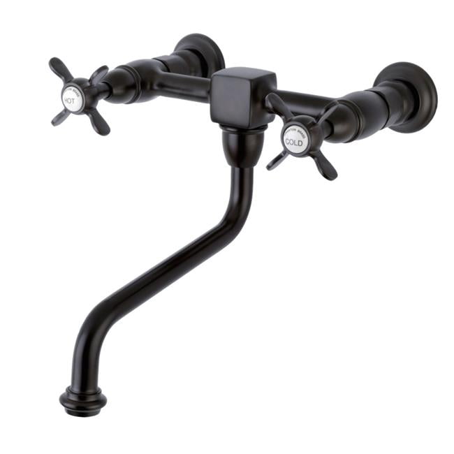 Essex Elegance Oil Rubbed Bronze Wall Mount Vessel Sink Faucet