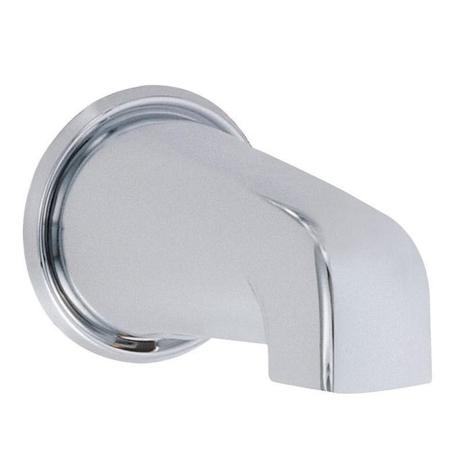 8" Chrome Wall Mounted Tub Spout without Diverter