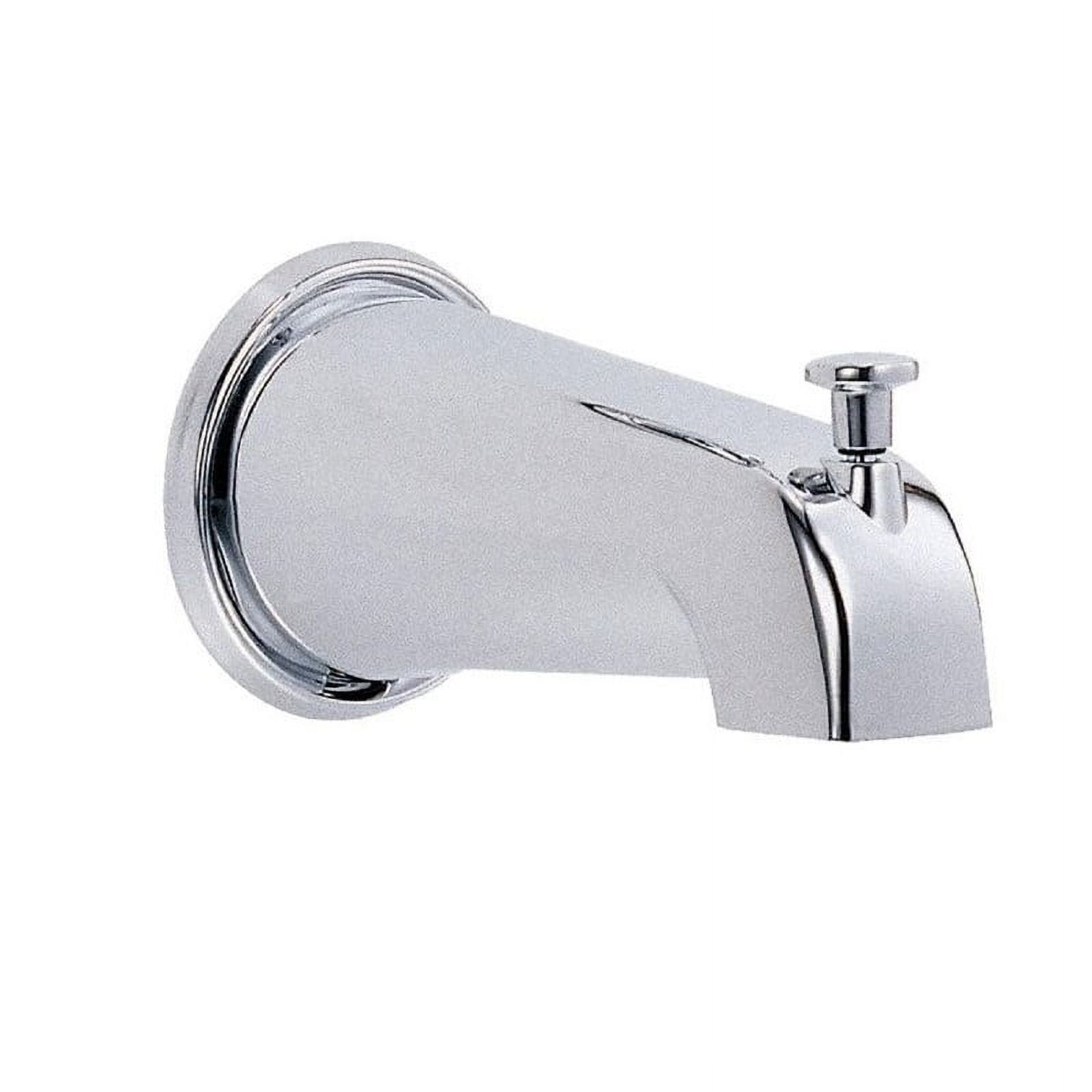 Chrome Wall Mounted Tub Spout with Diverter