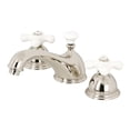 thumbnail image 1 of 8 in. Widespread Lavatory Faucet, Polished Nickel, 1 of 1
