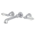 thumbnail image 1 of 8 in. Wilshire Center Wall Mount Roman Tub Filler, Polished Chrome, 1 of 1