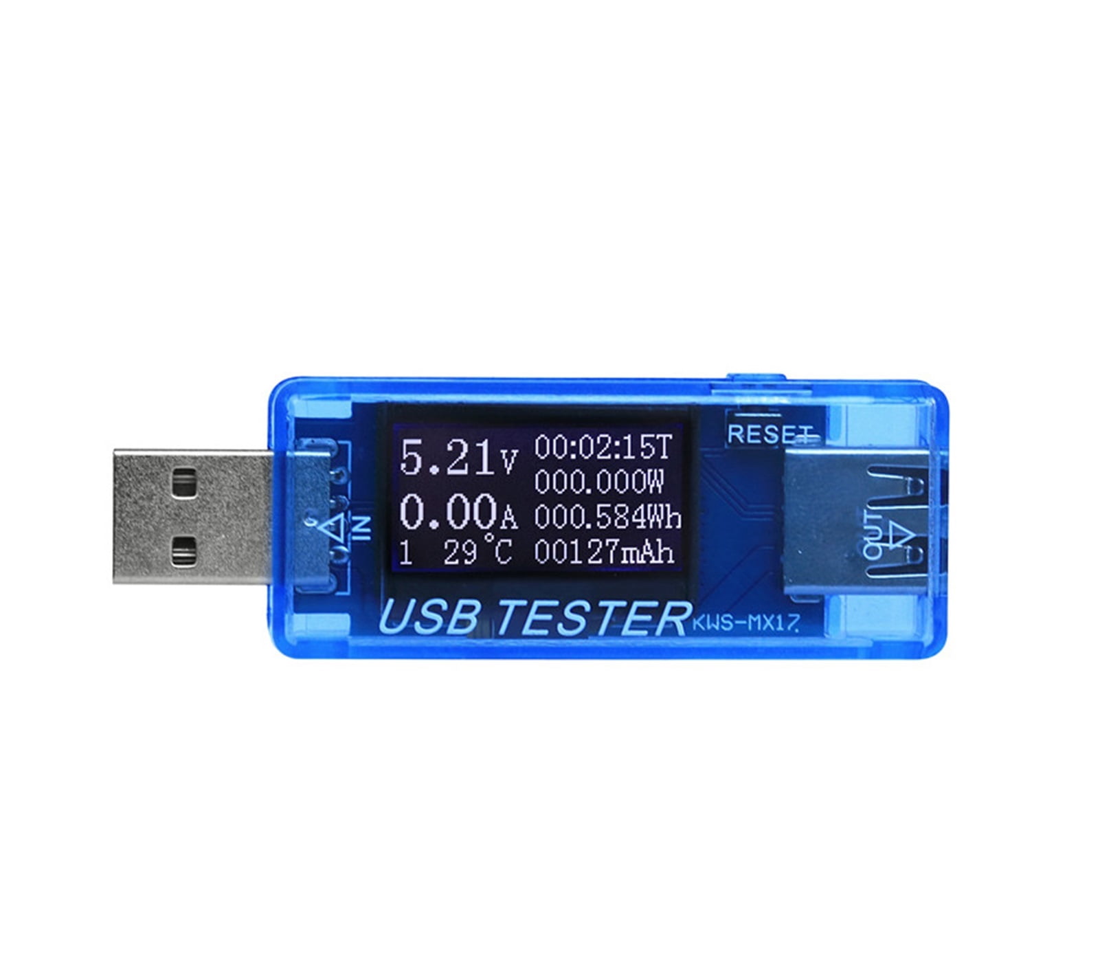 8 in1 QC2.0 3.0 4-30v Electrical power USB capacity voltage tester ...