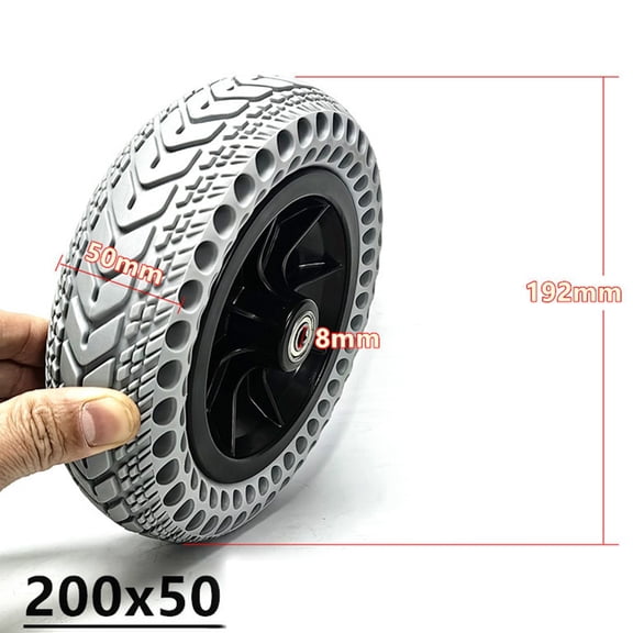 8 inch 200x50 Solid Wheels Electric Wheel Hub for Wheelchair Electric Scooter
