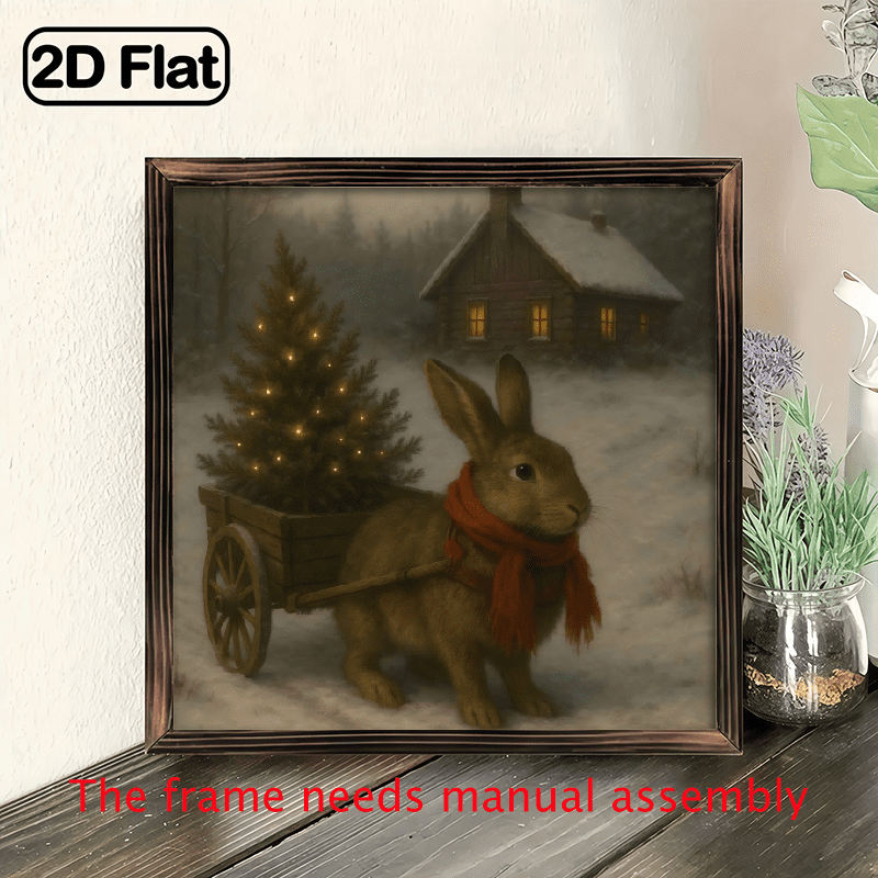 Storefront Frame Rabbit An 8-inch 2D flat
