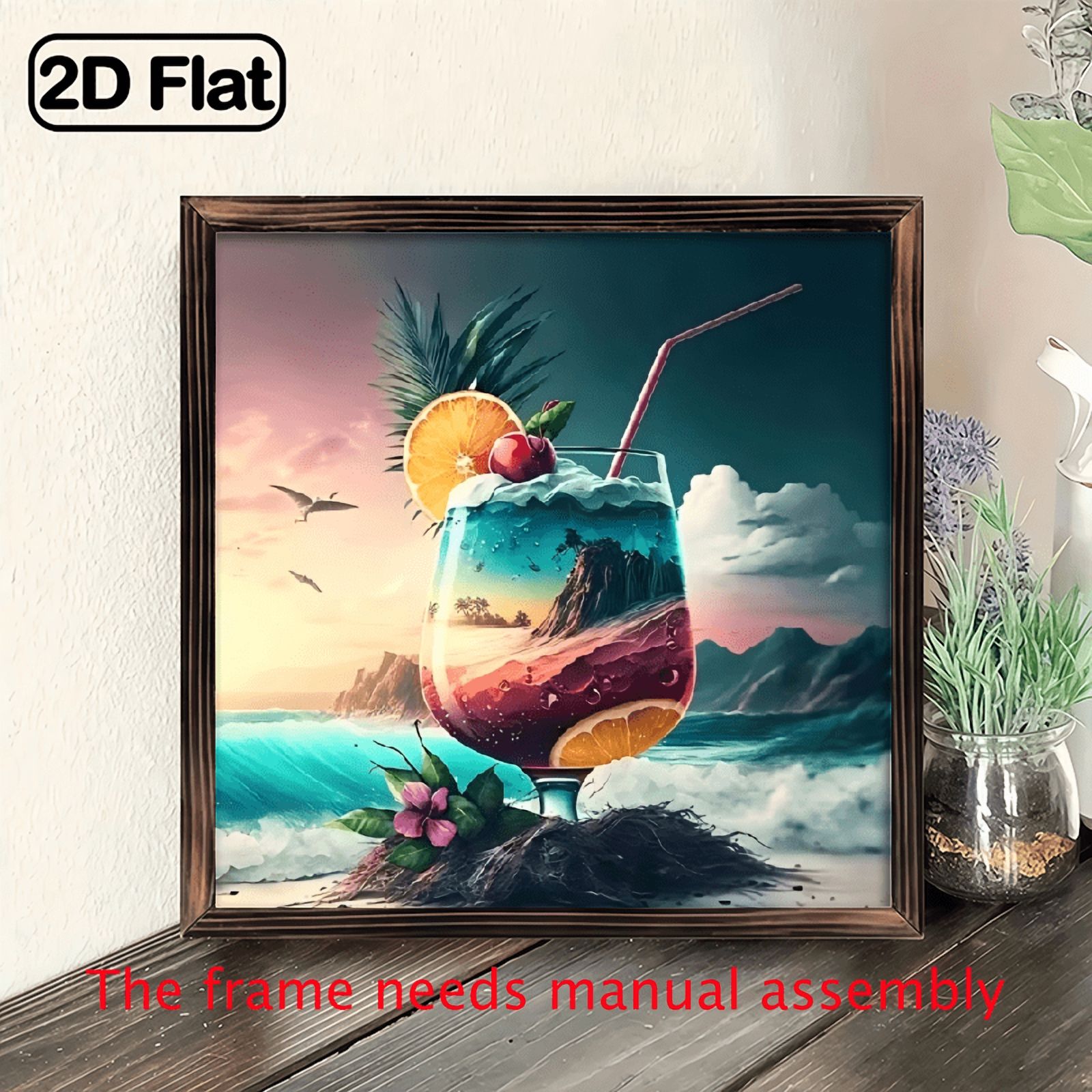 An 8-inch 2D flat 