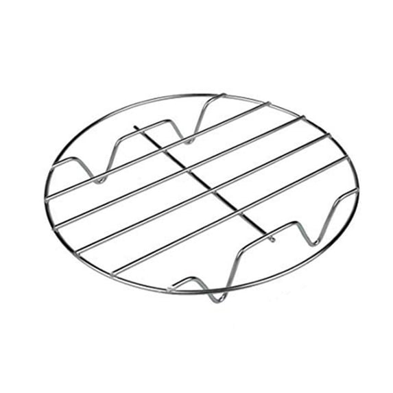 8 inch Air Fryer Accessories Fit for Air Fryer Kitchen Useful Steel Single-Layer Grill Rack Grid Popular