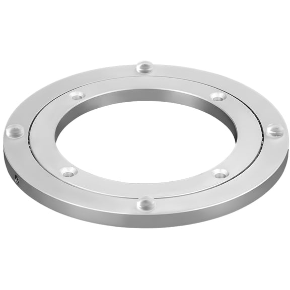 8" Aluminum Turntable Bearing  Non-Slip Rotating Tray Swivel Plate Hardware, Smooth 360 Rotation, Easy Install for Dining Tables, Kitchen Lazy Susan & Display Stands