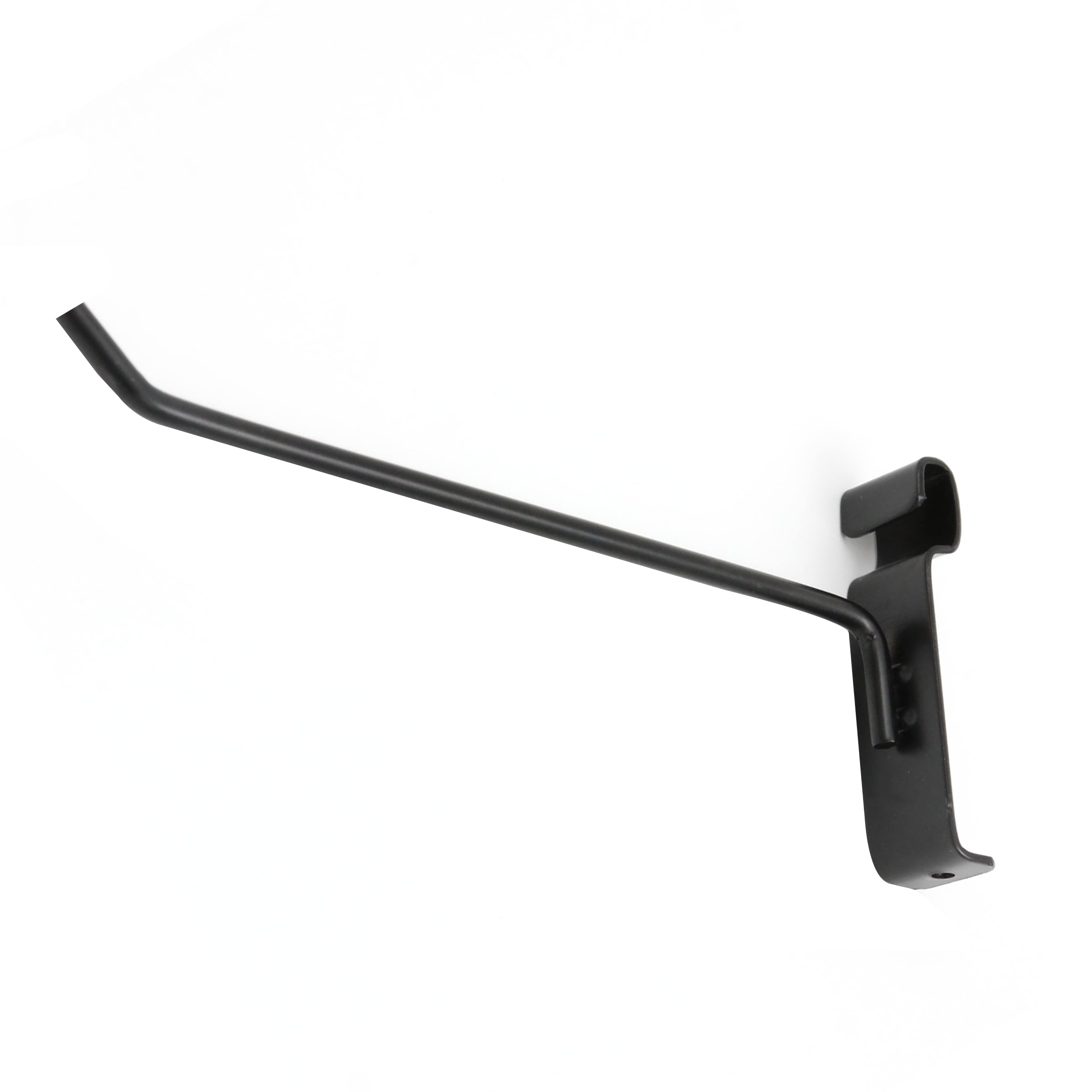 Black Metal 8-Inch Peg Hook for Gridwall - 50 Count