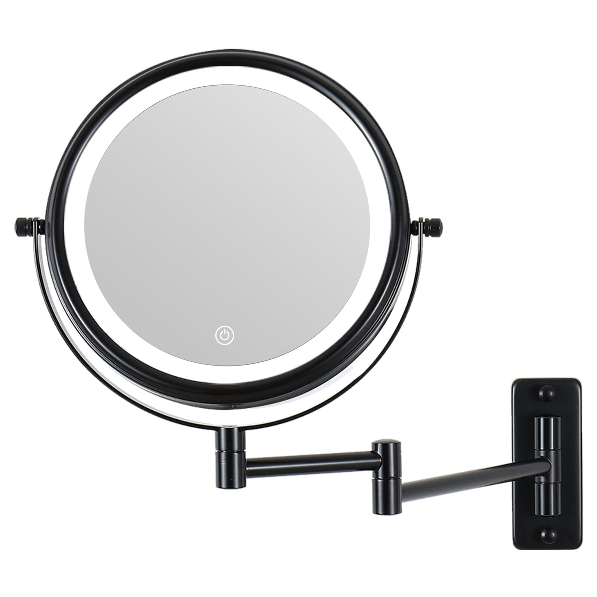 8 inch DoubleSided Wall Mounted 10X LED Magnifying Bathroom Mirror
