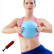8 inch Exercise Ball, Easy to Inflate Pilates Ball Core Ball Physical Therapy Ball with Needle Pump, Small Yoga Barre Ball for Home & Class Workout Fitness Workout