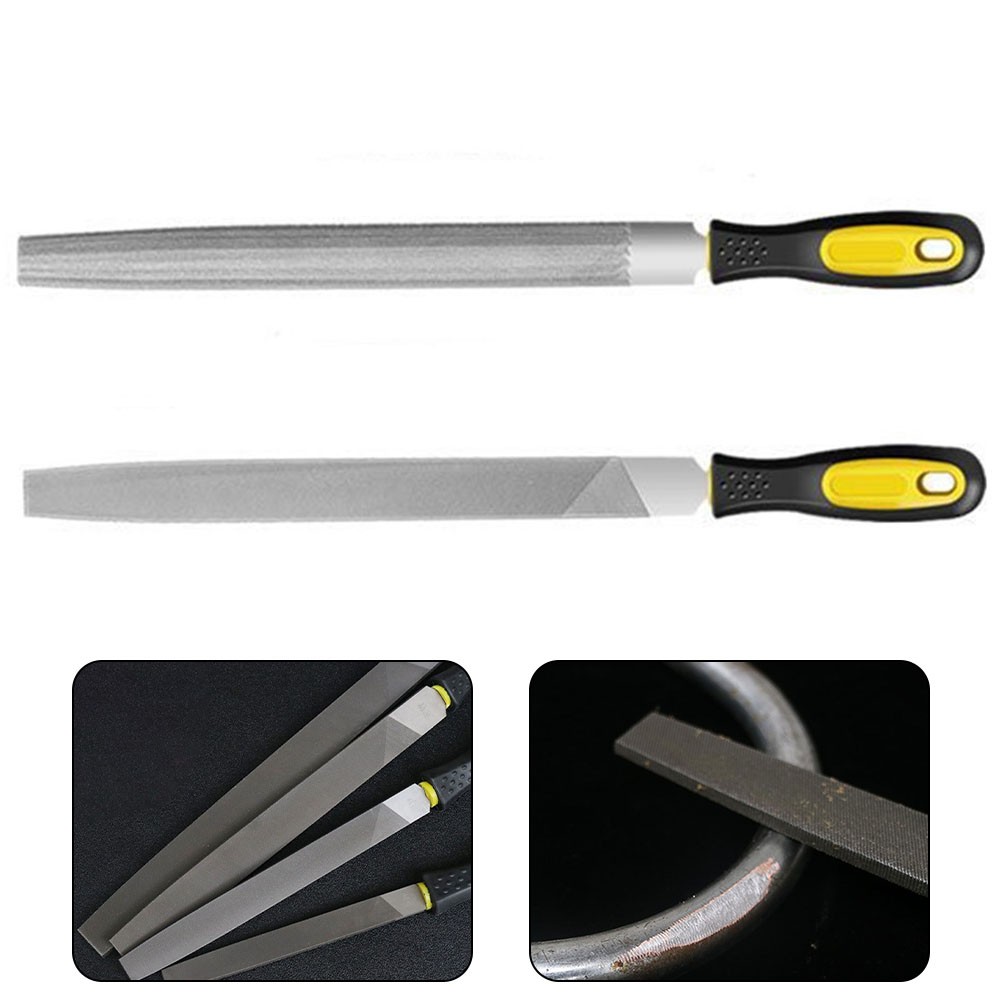inch Fine-Toothed Metal Files for Woodworking Flat File Half-Round File  Tools