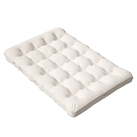8 inch Floor Mattress Futon Mattress Sleeping Pad Foldable Roll Up Mat, Sofa Couch Bed, Full Size