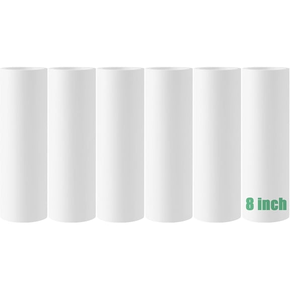 8 inch Large Surface Lint Roller Refills for Scotch-Brite 50% Stickier 8" Wide Lint Roller Replacement Refills for Pet Hair Extra Sticky 60 Sheets per Refill Pack of 6 Total 360 Sheets
