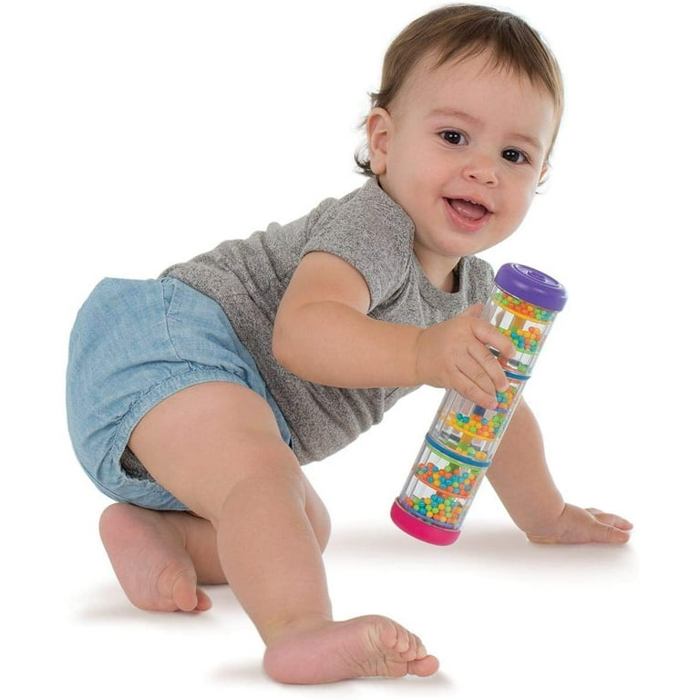 Rain Maker Shaker Tubes - 2 Pack 8 Inch Sensory Musical Instruments For Kids