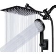 thumbnail image 2 of Xifumixertaps 8” Rain Shower Head Combo – Black Matte, High Pressure, Handheld Included 2 of 5