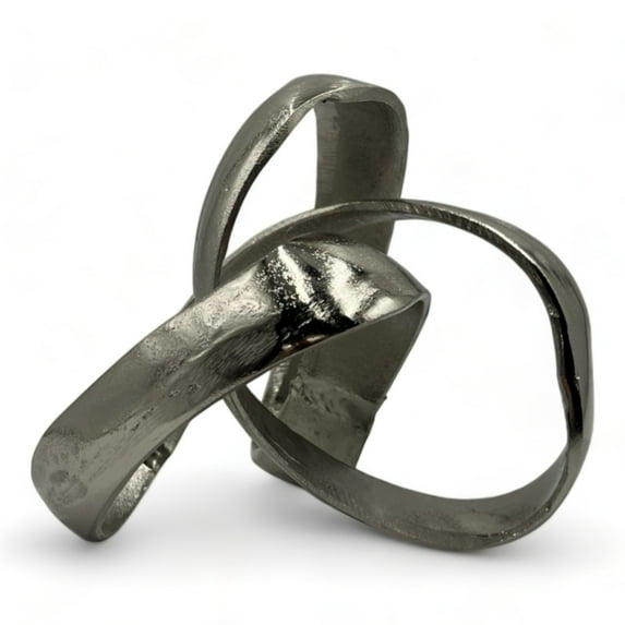 8 inch Nickel Decorative Metal Object by 90210 Kitchen and Bath