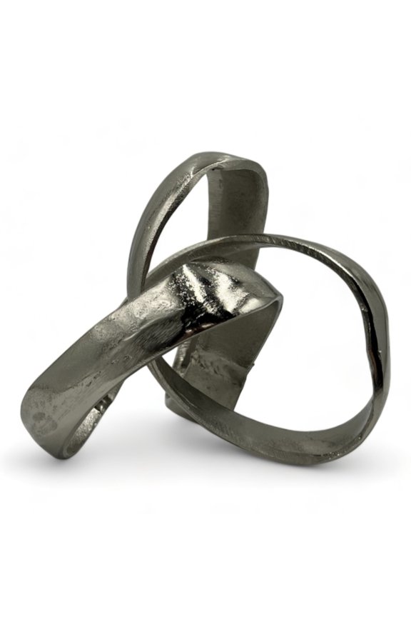 8 inch Nickel Decorative Metal Object by 90210 Kitchen and Bath