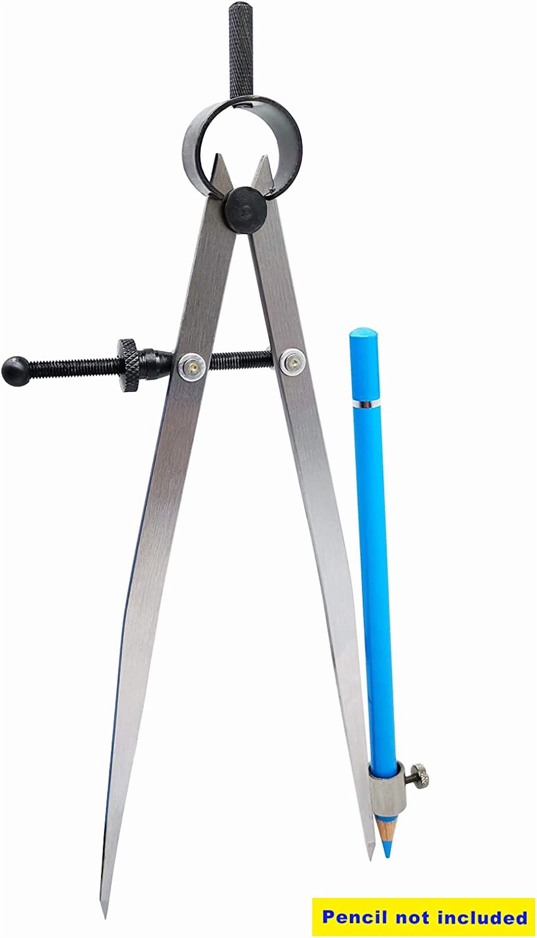 8 inch Professional Spring Wing Divider/Scriber with Pencil Holder, All ...