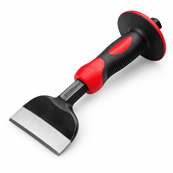 8-inch Rock Chisel Stone With Hand Protection Heavy Duty Masonry For Carving Scaling Breaking Hounding
