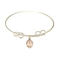 thumbnail image 1 of 8 inch Round Double Loop Bangle Bracelet w/ St. Joseph Marello in Gold-Filled, 1 of 3