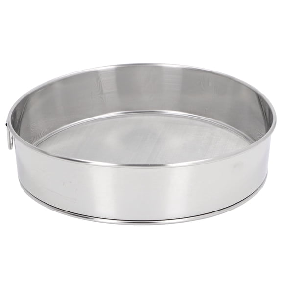8-inch Round Flour Sifter 80 Mesh Fine Stainless Steel Sieve for Powdered Sugar, Baking