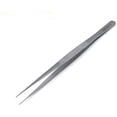 thumbnail image 1 of 8 inch Tongs Kitchen Chef Tweezers Straight Narrow Fine Point Stainless Steel for Plating Food Cooking Multi Function Use with Precision Serrated Tips, 1 of 1