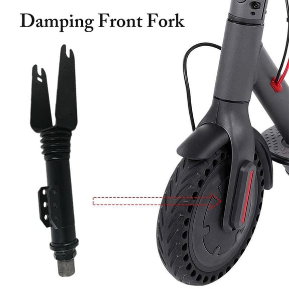 Universal 8 inch Scooter Front Fork Simple Installation Shock Absorption Practical Electric Scooter Front Fork Cycling Supplies