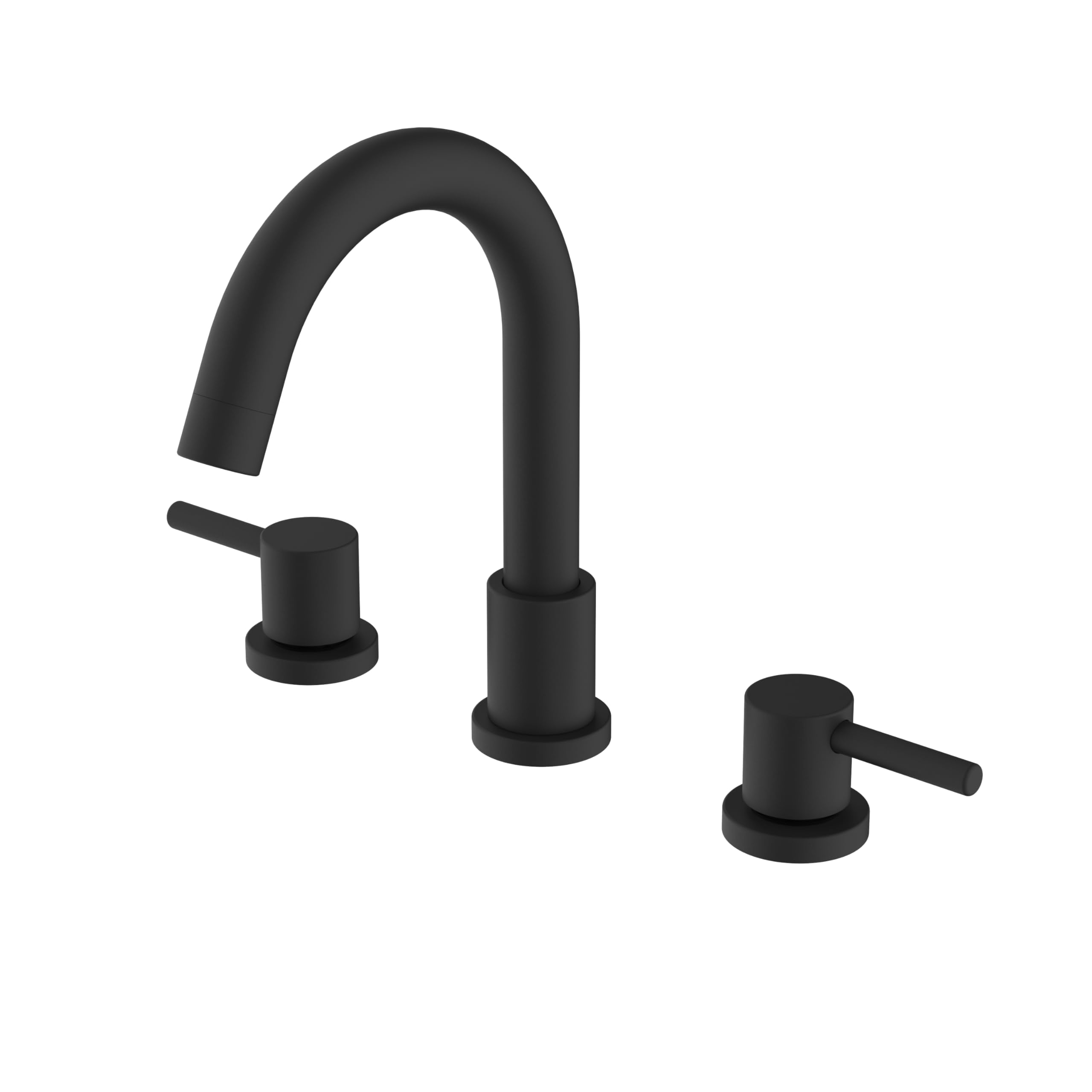 8 inch Widespread Bathroom Faucet, Bathroom Sink Faucet with Pop-up Drain and Supply Lines, Two Handles, 360 Degree Swivel Sink Faucet for Bathroom Sink Vanity RV Farmhouse Sink
