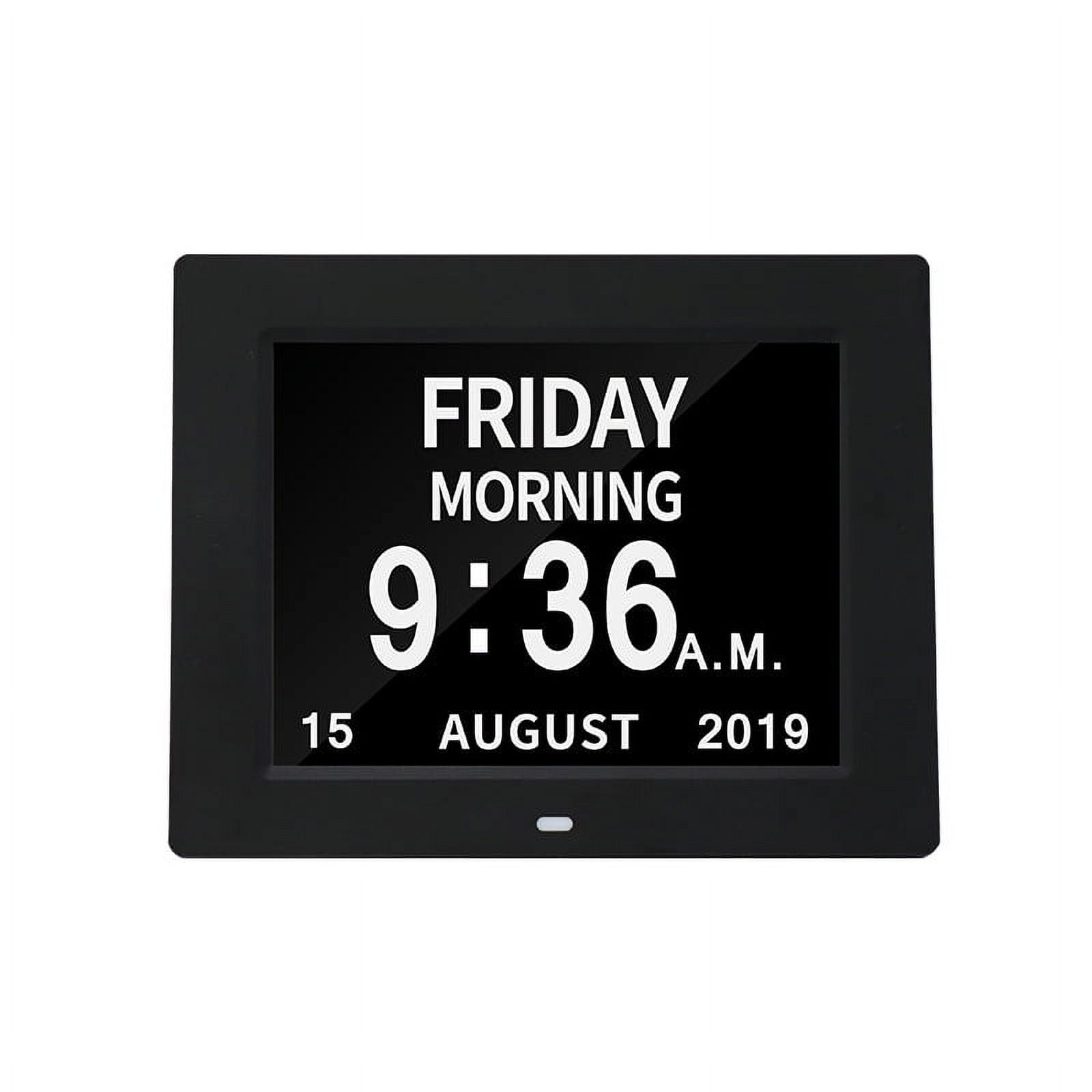 8 "inch large dementia clock with date and week, Alzheimer's digital