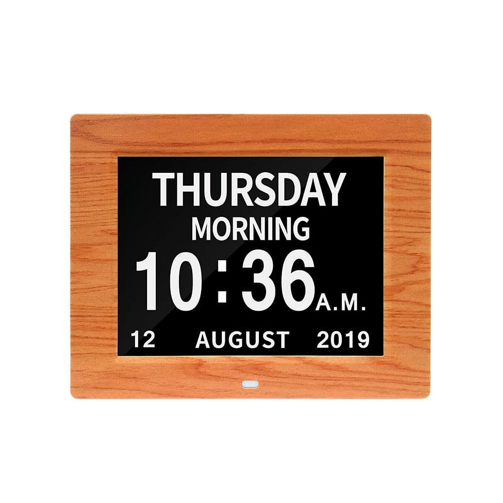 8 "inch large dementia clock with date and week, Alzheimer's digital