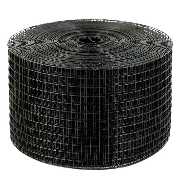 8 inch x 100ft Solar Panel Bird Guard Critter Guard Roll Kit Rust-Proof PVC Coated 1/2" Wire Mesh with 50pcs Ties for Solar Panel Protection Pest Control