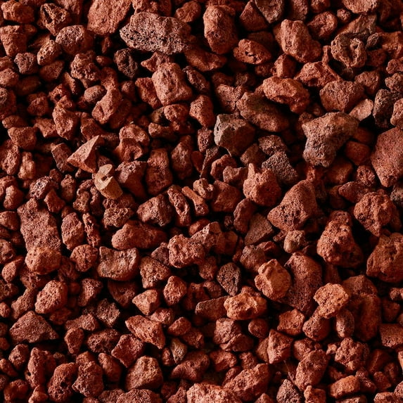 8 liters Red Lava Rock 1/2"- 2" Aquarium Plant Substrate Fish Tank Aquascape