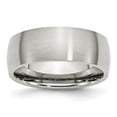 thumbnail image 1 of 8 mm Stainless Steel Brushed Band - Size 12.5, 1 of 1