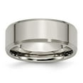 thumbnail image 1 of 8 mm Titanium Beveled Edge Brushed & Polished Band - Size 11, 1 of 1