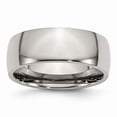 thumbnail image 1 of 8 mm Titanium Polished Band, Size 13, 1 of 1