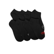 8 or 16 Pairs Women's Ecko Low Cut No-Show Cotton Ankle Sports Socks (Black, 8 Pack)
