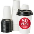 thumbnail image 1 of 8 oz 500 Pack Disposable Paper Coffee Cups, Disposable Paper Cups, Hot Coffee Cups for Office, Party, Home, 1 of 11