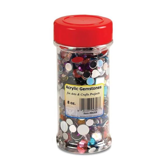 8 oz Acrylic Gemstones
