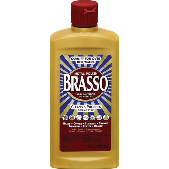 8 oz Brasso Metal Polish Liquid