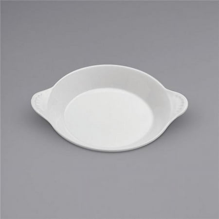 8 oz Bright White Ware Porcelain Shirred Egg Casserole Dish