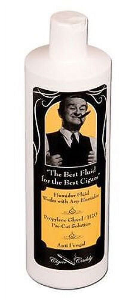8 oz Cigar Caddy Propylene Glycol Solution Humidor Fluid for Humidifier - 4210