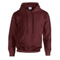 thumbnail image 1 of 8 oz Gildan Heavy Blend Adult Hooded Sweatshirt, Maroon - Large - Case of 12, 1 of 1
