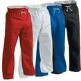 thumbnail image 1 of 8 oz. Middleweight Contact Pants Black #1 (4'3"-4'8" / 70-100lbs), 1 of 1