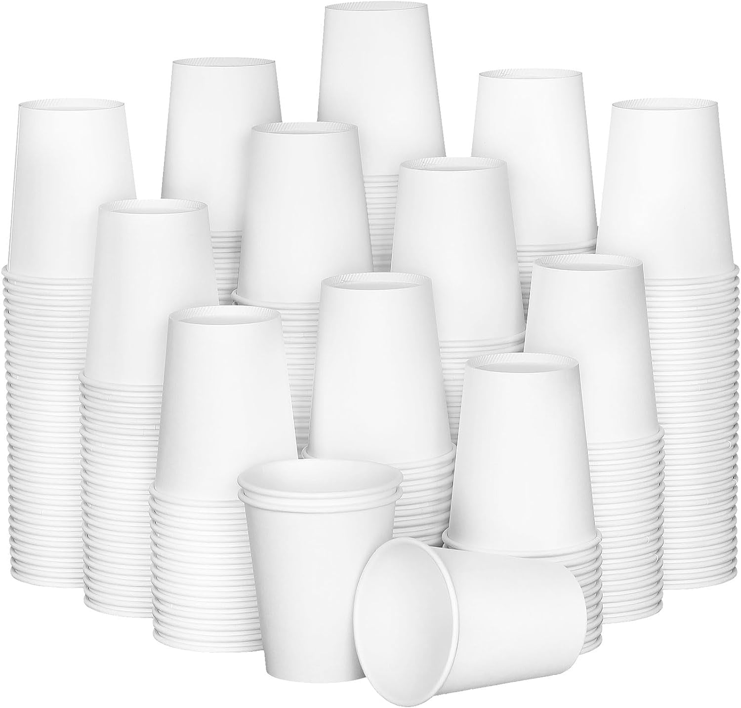8 oz Paper Cups, 300 Pack 8oz Disposable Paper Coffee Cups, Coffee Cups ...