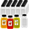 8 oz Plastic Bottles With Lids BPA Free Reusable Juice Bottles Leak