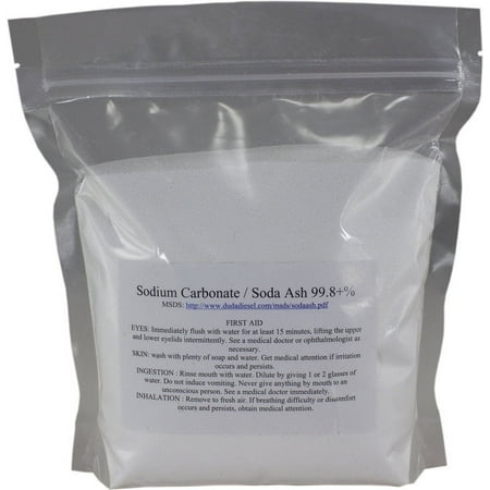 8 oz Pure Sodium Carbonate Dense Soda Ash Na2CO3 pH Adjust Chemical Spa Pool Cleaning Dishwasher
